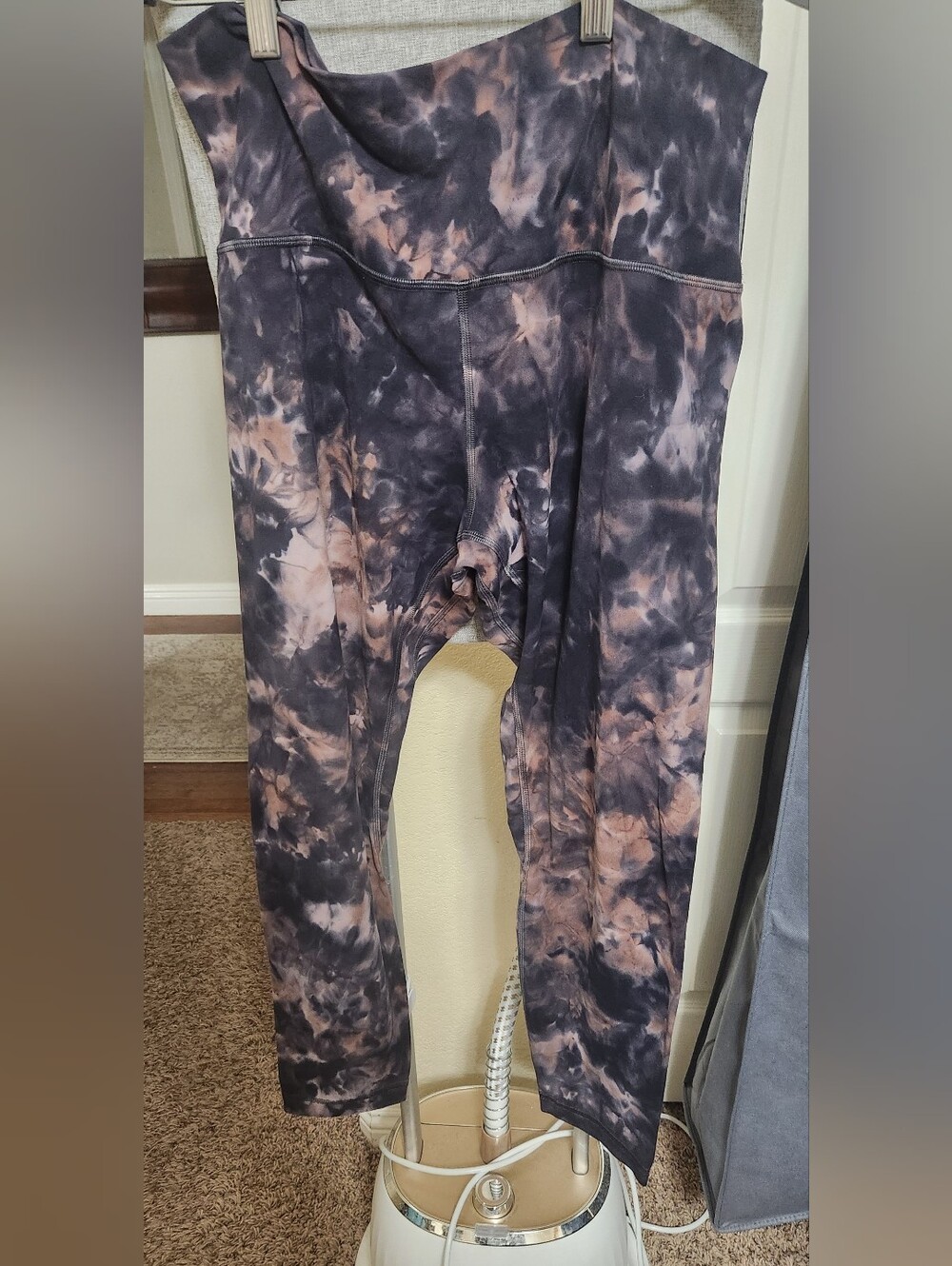 Lululemon Align Pant 25" *Diamond Dye Graphite Grey Pink Pastel Size 14 - Picture 4 of 9